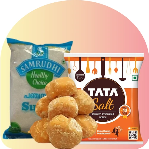 Salt, Sugar & Jaggery